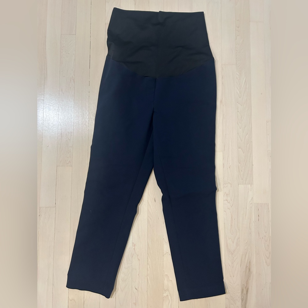 Loft Navy Blue Maternity Pants--size 12